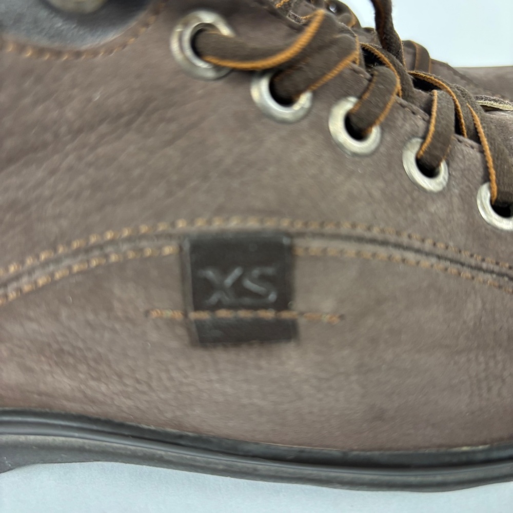 Hartjes XS, Casual Brown Nubuck Leather, Aetrex Sole Shoes Size 6 - Picture 2 of 8